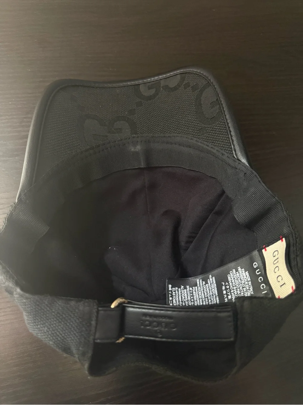 Gucci black baseball